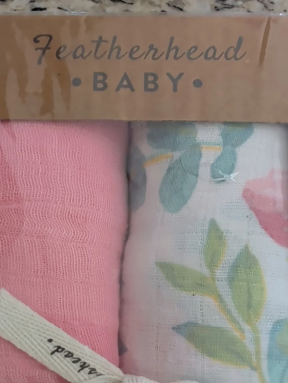 Pink Floral Muslin Swaddle Blankets - 2 Pack